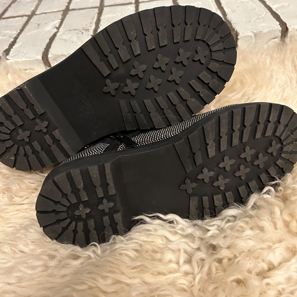 Stevie Chunky Combat Boot - Rhinestone Black (WW) Torrid - Picture 8 of 10